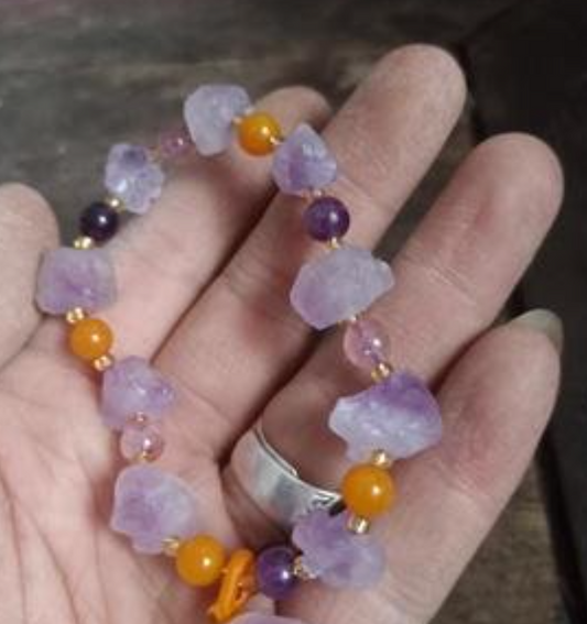 Amethyst Healing Crystal Bracelet